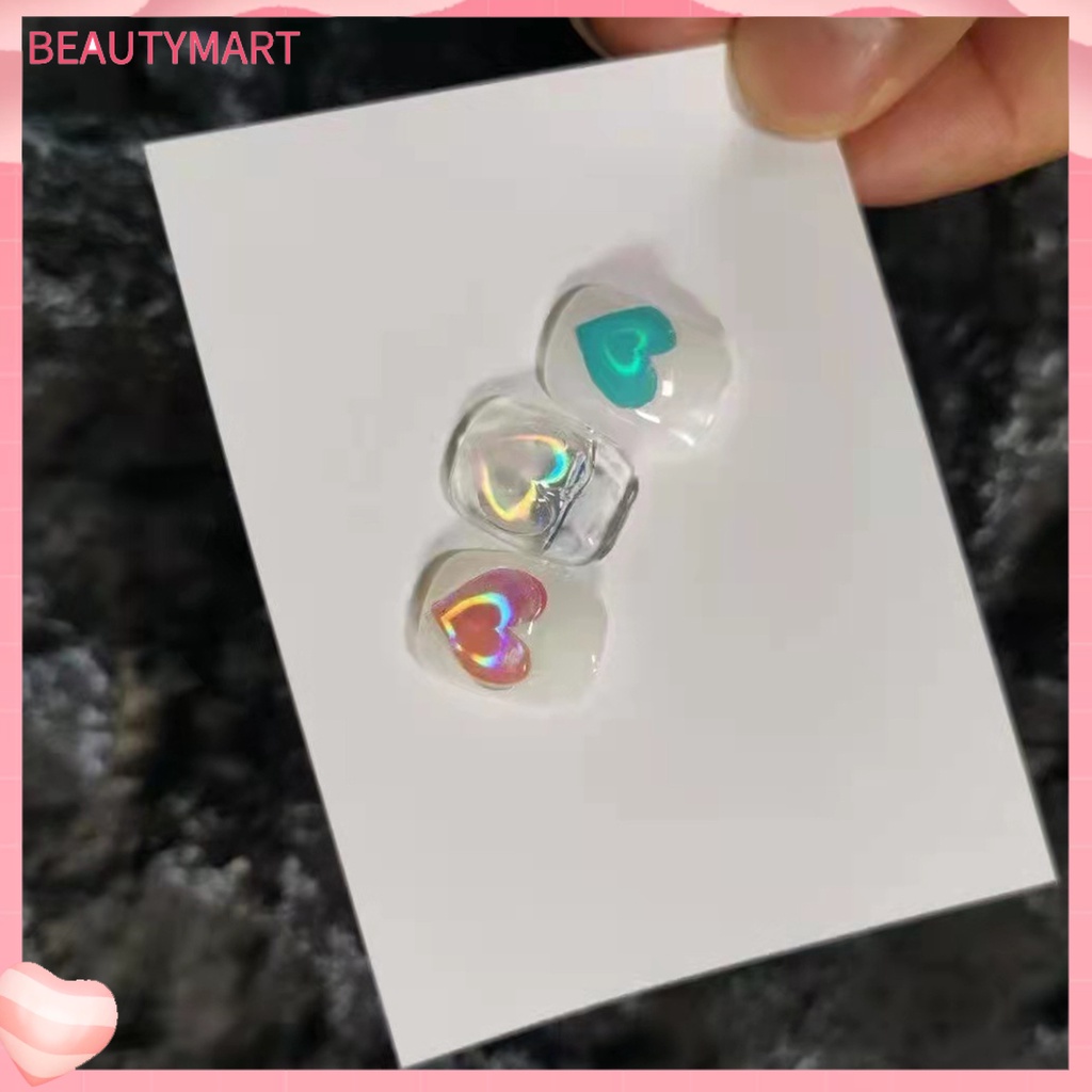 Miếng Dán Trang Trí Móng Tay Hình Trái Tim DIY