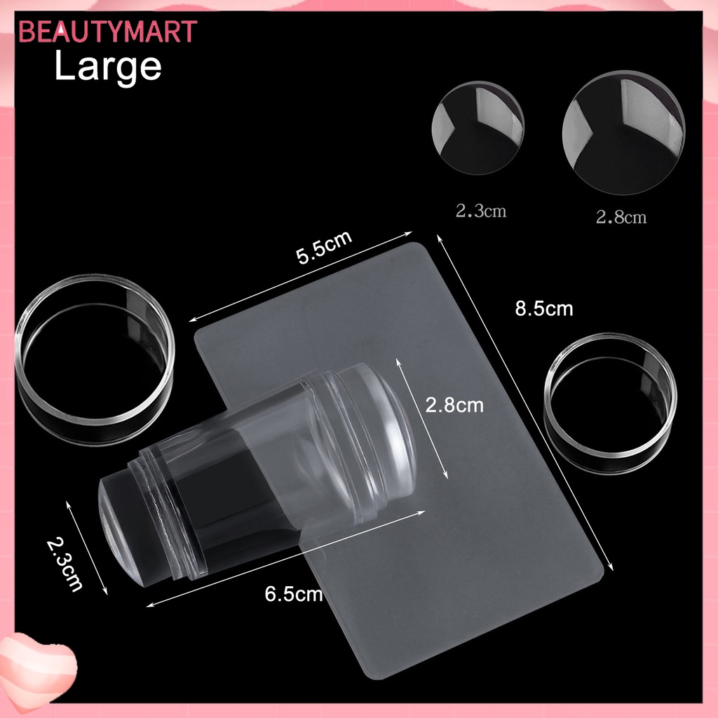 Dụng Cụ Dặm Sơn Móng Tay Hai Đầu Không Biến Dạng Trong Suốt