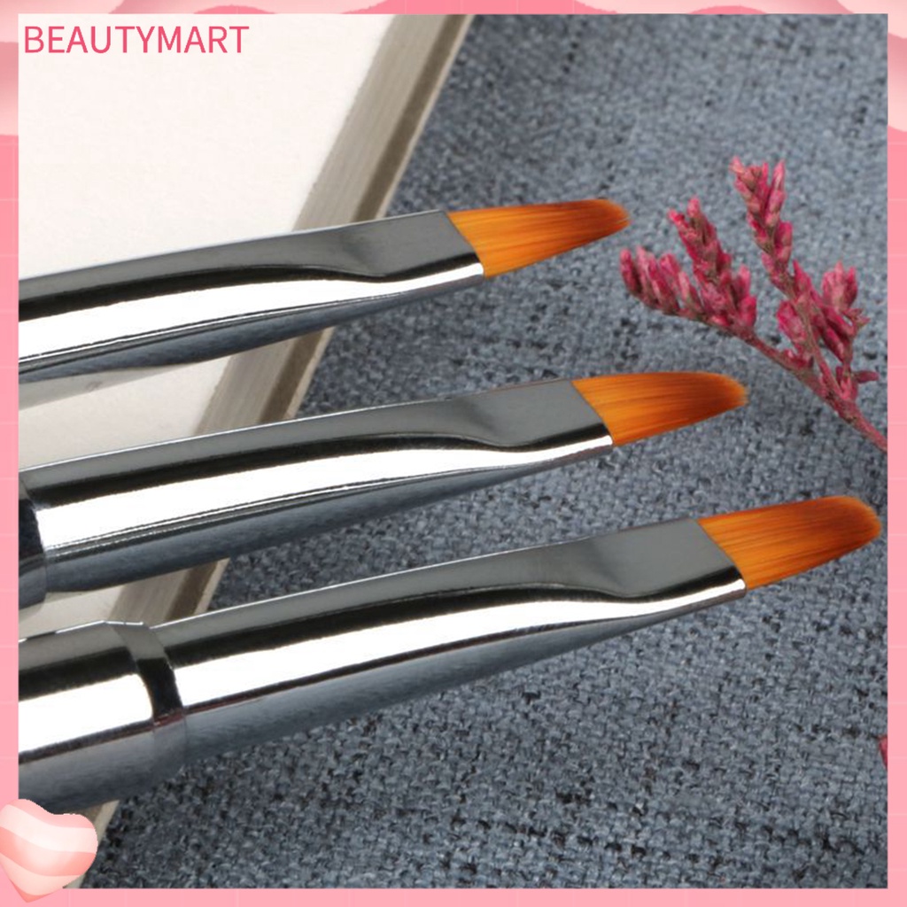 Cọ Vẽ Móng Hai Đầu 2 Trong 1 Bằng Thép Không Gỉ Dễ Sử Dụng