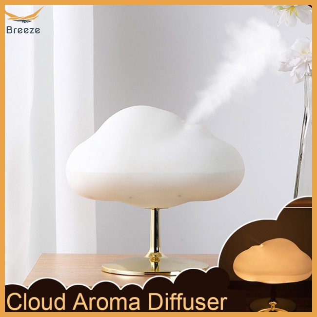 Máy Khuếch Tán Tinh Dầu 270ml Hình Đám Mây Hoạt Hình Có Đèn Led