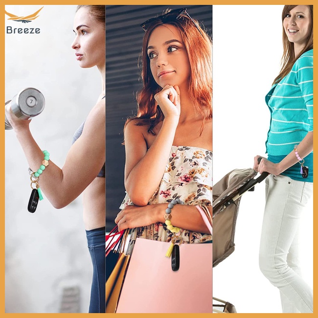 Set 3 Vòng Tay Da Pu Phối Chuỗi Hạt Thời Trang Cho Nữ