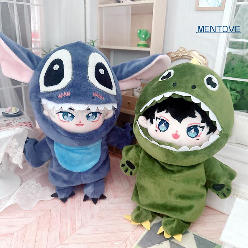 1 Bộ Quần Áo Búp Bê 20cm Bằng Vải Không Thấm Dầu Thoáng Khí Dễ Thương