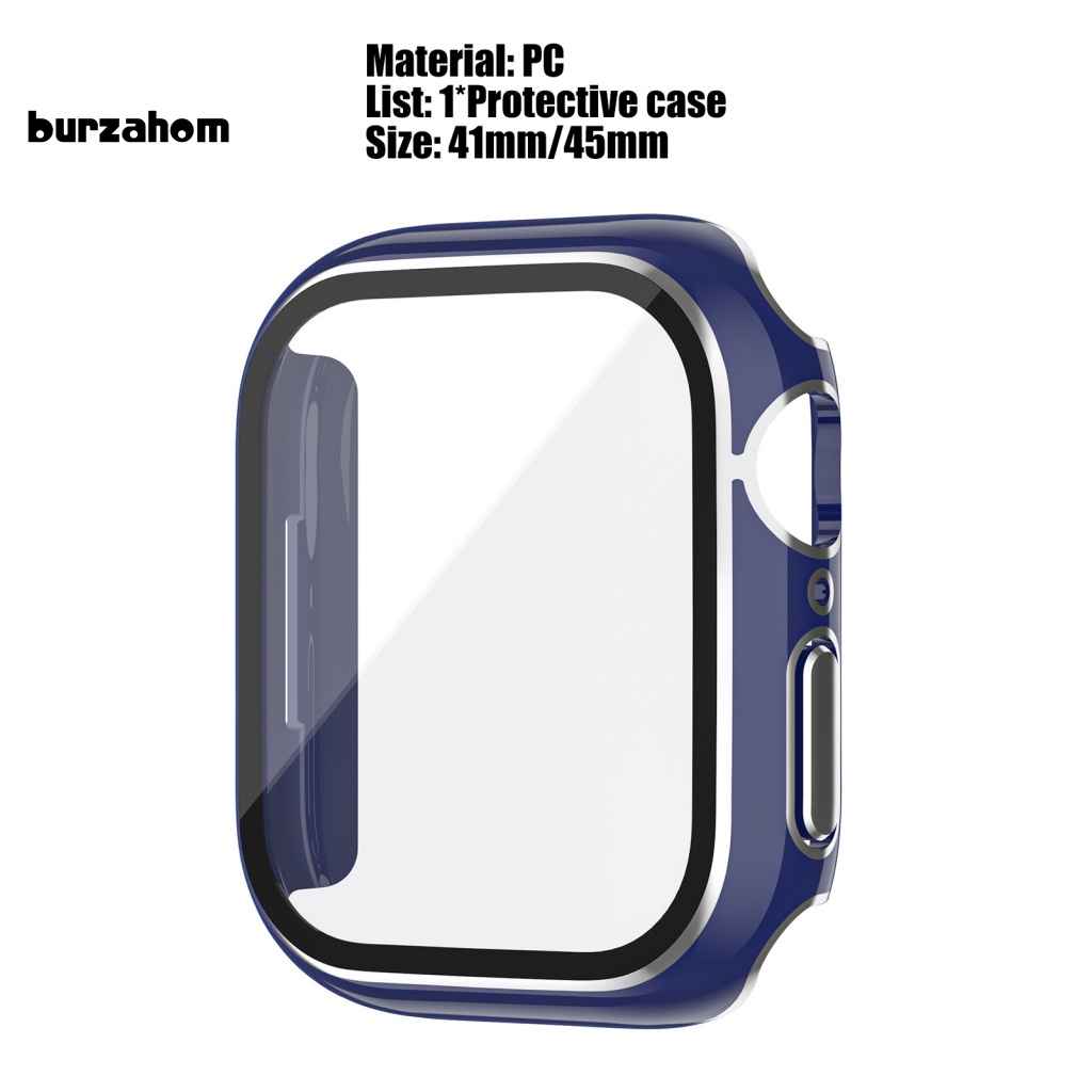 Vỏ Bảo Vệ Màn Hình Chống Bụi Mạ Điện Trong Suốt Cho iWatch 7 41mm / 45mm