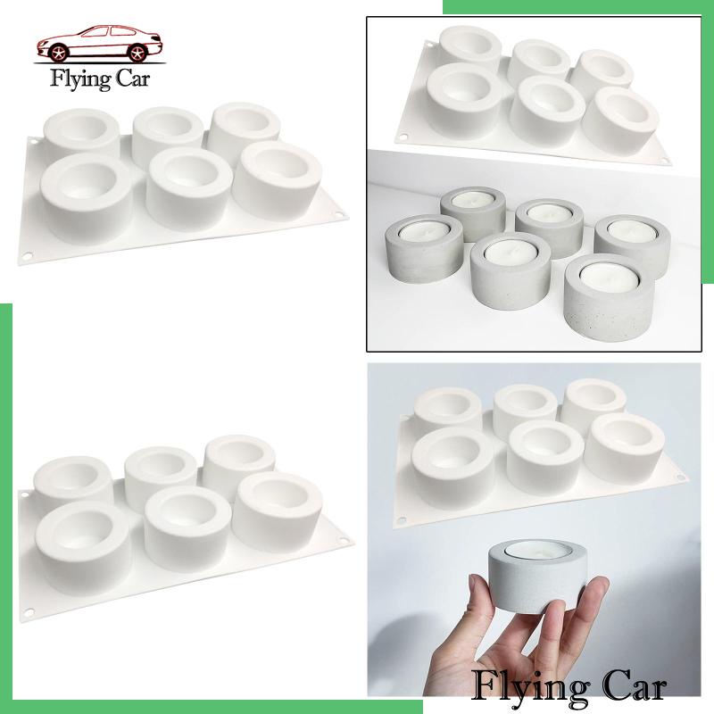 Chảo Làm Bánh 6 Lỗ Bằng Silicone DIY Dành Cho Trẻ Em Và Người Lớn Lzdjfmy2
