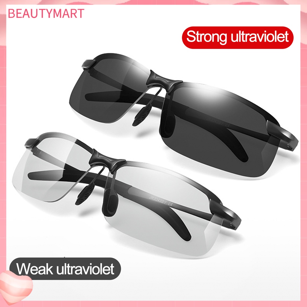 Kính Mát Phân Cực Chống Tia UV Thay Đổi Màu Sắc Theo Ngày Và Đêm Cho Nam Và Nữ