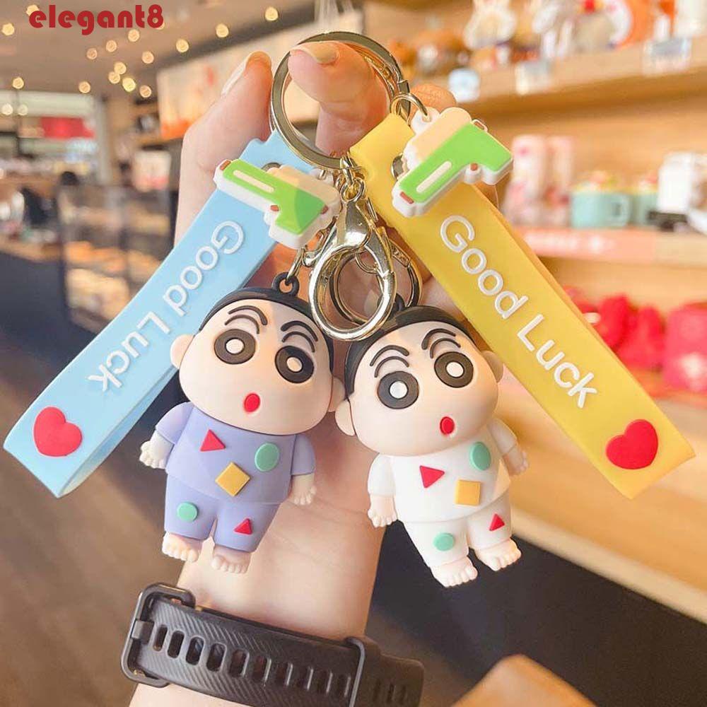 Móc Khóa Búp Bê shin-Chan Hoạt Hình Sáng Tạo Trang Trí Ba Lô / Túi Xách Cho Nam Và Nữ