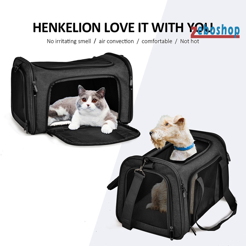 Túi Tote Đeo Chéo Thoáng Khí Di Động Có Thể Gập Lại Dùng Đựng Thú Cưng