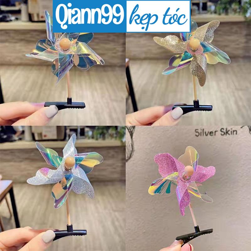 ❤️Kẹp Tóc Hình Cối Xay Gió Dễ Thương Dành Cho Bé