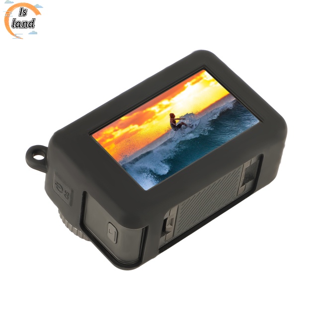 Vỏ Silicon Bảo Vệ Máy Ảnh Chống Trầy Kèm Dây Đeo Cho Osmo Action 3