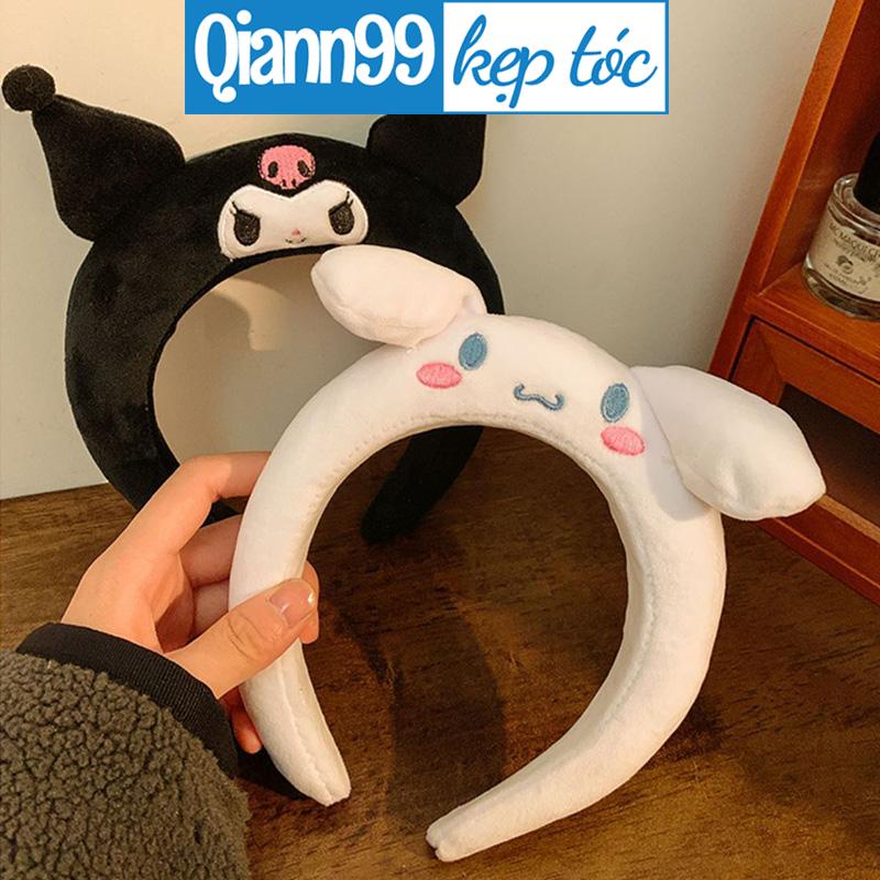❤️Băng Đô Tai Mèo Sanrio Melody Nhồi Bông Dễ Thương Dành Cho Bé Gái Rửa Mặt