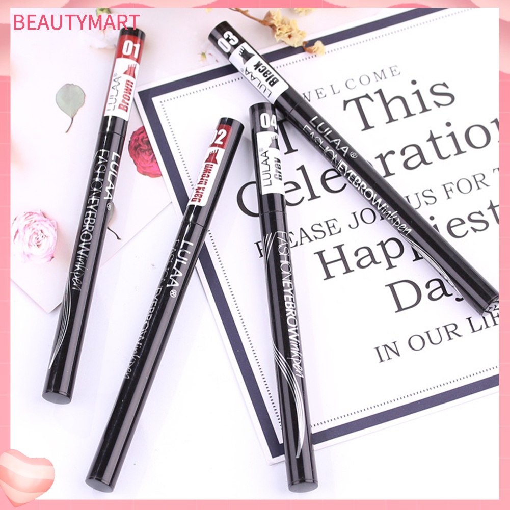 Bút Kẻ Lông Mày Dạng Lỏng LULAA Chống Thấm Nước Và Mồ Hôi Thiết Kế Hai Đầu