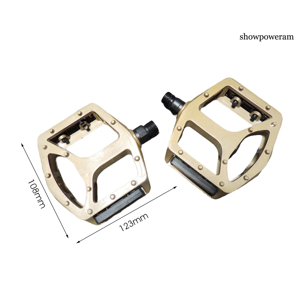 1 Cặp Bàn Đạp Xe Đạp Chống Trượt Bằng Hợp Kim Nhôm Chất Lượng Cao