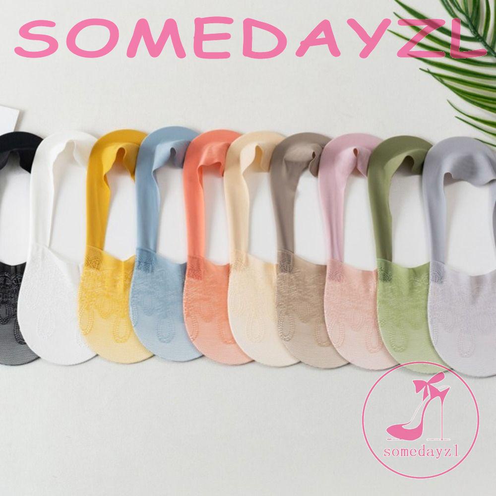 Vớ Thuyền Cotton Cổ Thấp Co Giãn Thoáng Khí Màu Sắc Gradient Dành Cho Nữ