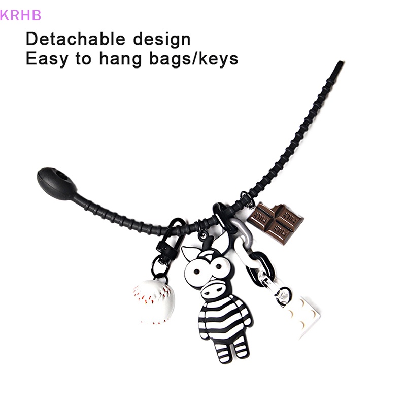 Móc Khóa Silicon Hình Động Vật Hoạt Hình Vui Nhộn Cho Bé Mới