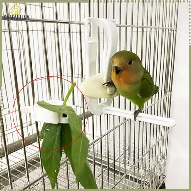 Set 12 Kẹp Thức Ăn / Trái Cây / Thức Ăn Cho Chim Vẹt