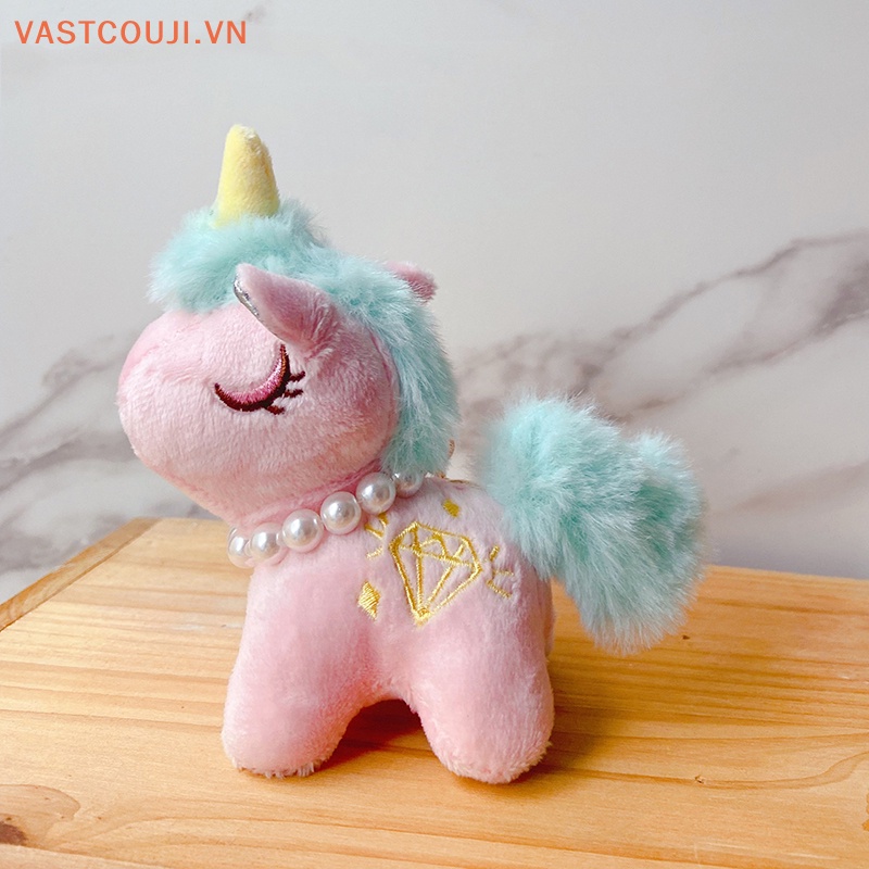 Móc Khóa Kỳ Lân Nhồi Bông Nhiều Màu Dễ Thương