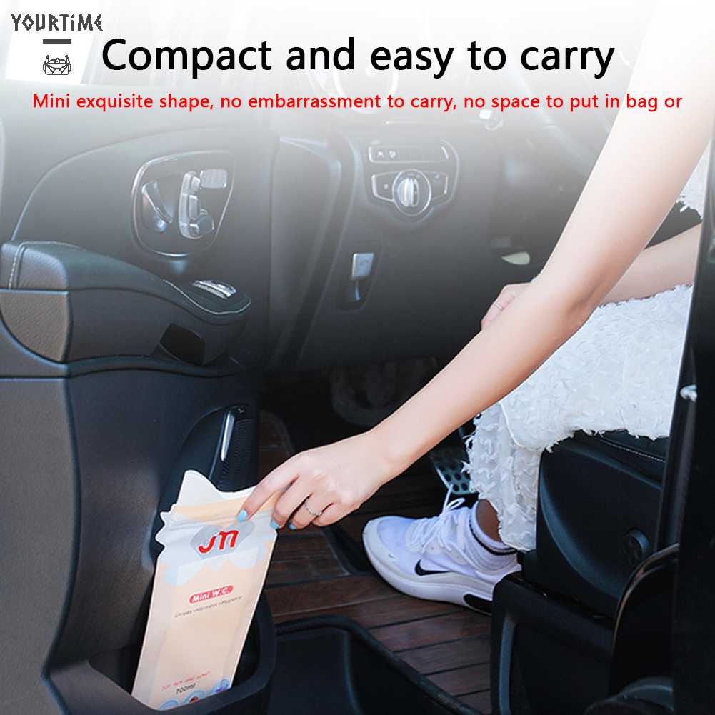 Set 3 Túi Đi Tiểu Khẩn Cấp Sử Dụng Một Lần Tiện Lợi