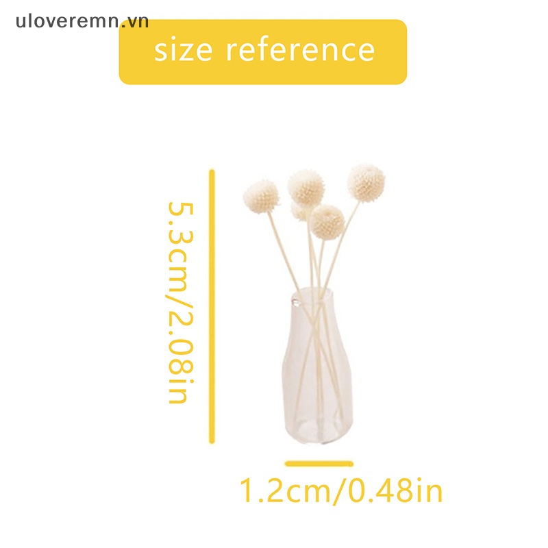 Chậu Hoa Trong Suốt Dùng Trang Trí Nhà Búp Bê / Tỷ Lệ 1: 12