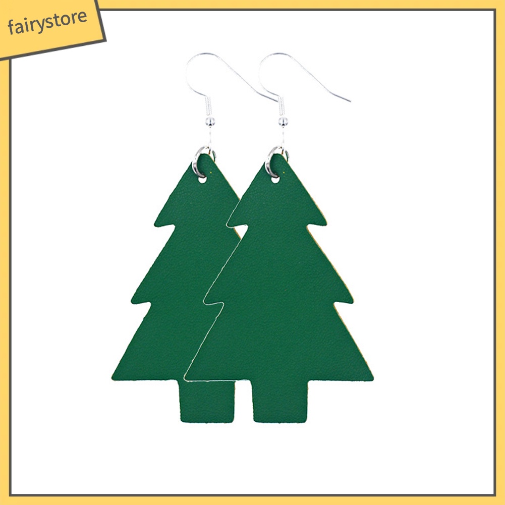 2 Đôi Bông Tai Hình Cây Thông Giáng Sinh Thời Trang Dành Cho Nữ