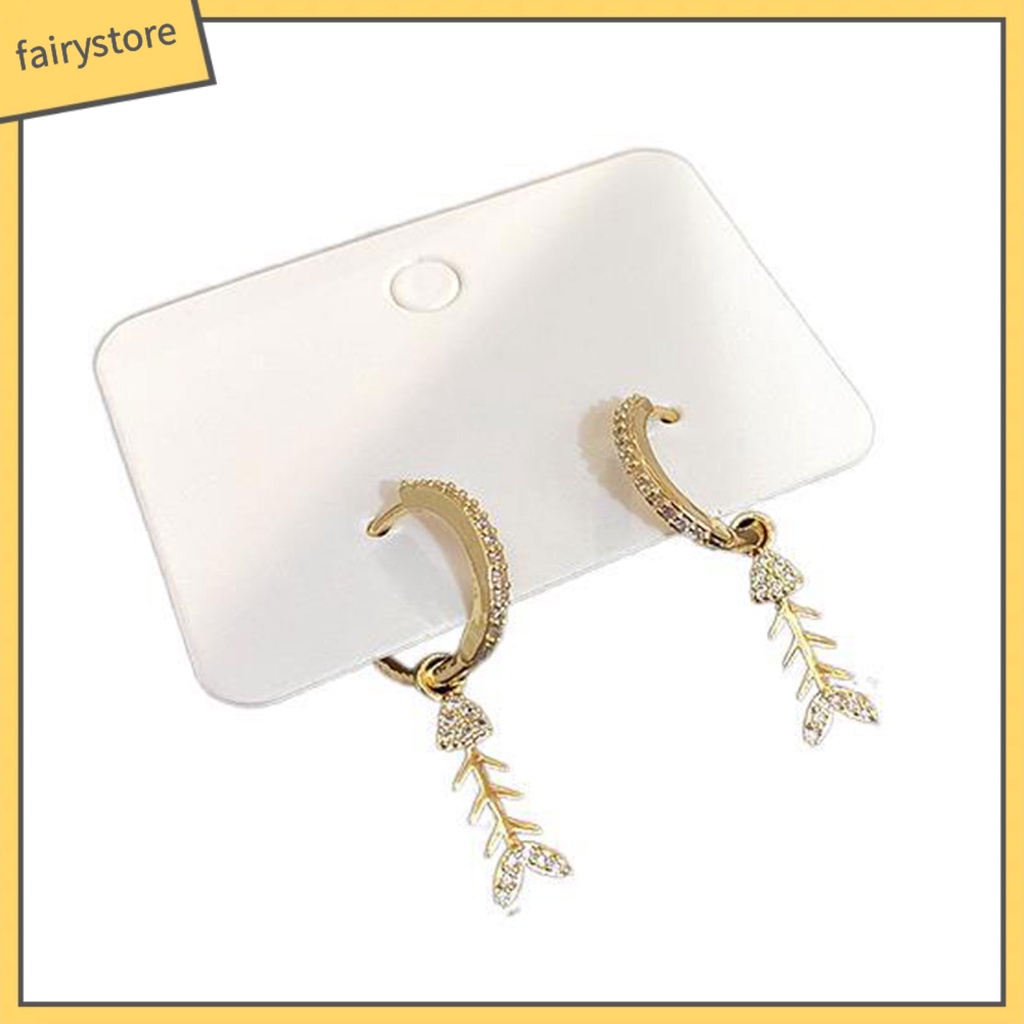 Bông Tai Hình Xương Cá Thanh Lịch Cho Nữ