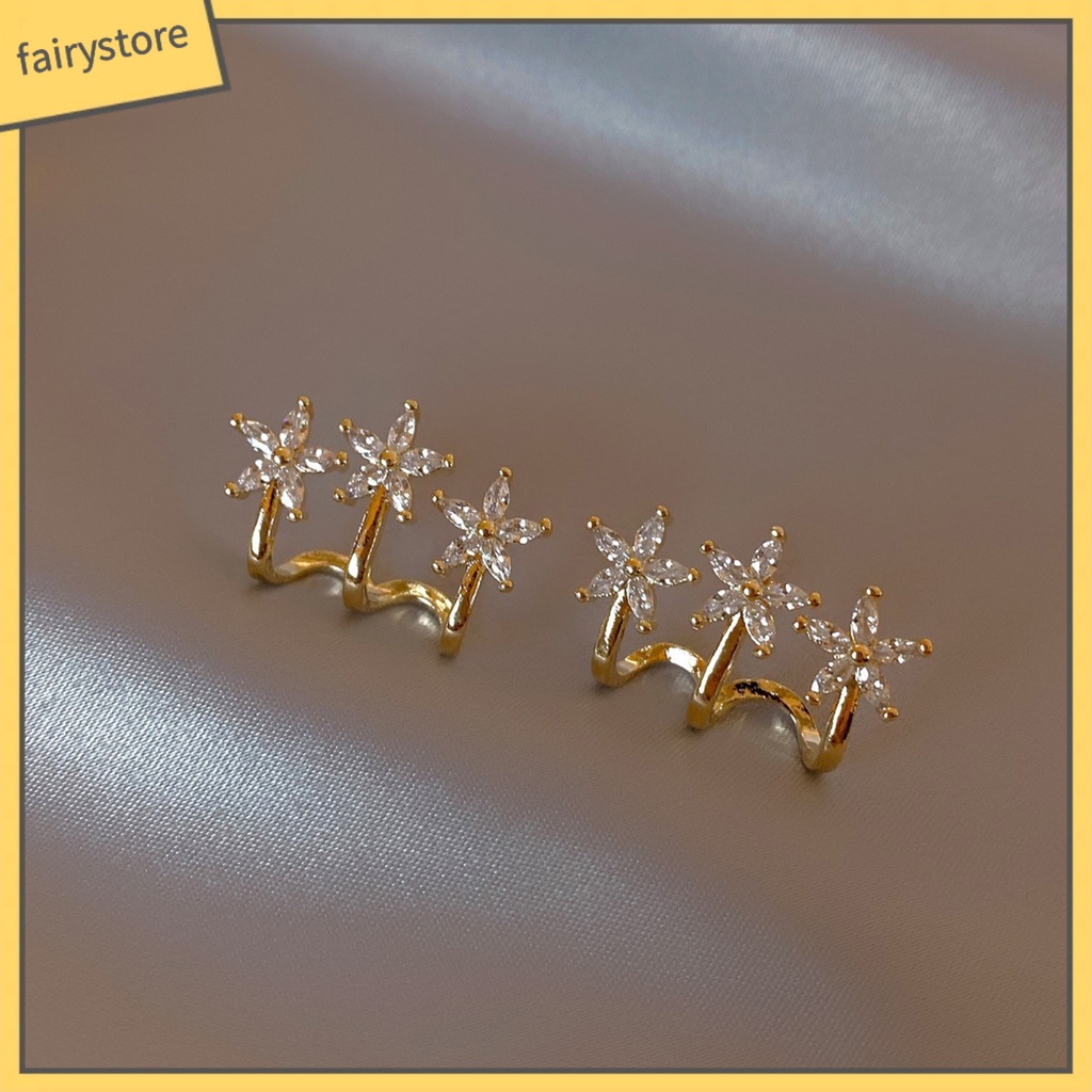 [FRO] 1 Đôi Bông Tai Xỏ Lỗ Tai Chống Mài Mòn Dễ Sử Dụng Và Bắt Mắt Sang Trọng Mỗi Ngày