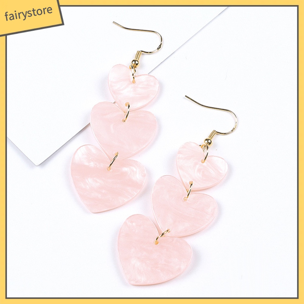 Bông Tai Hình Trái Tim Thời Trang Dành Cho Nữ