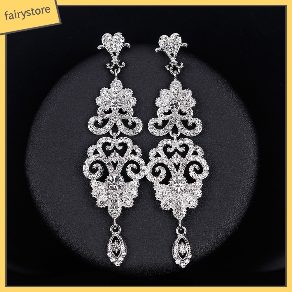 Bông Tai Đính Đá Thời Trang Dành Cho Nữ