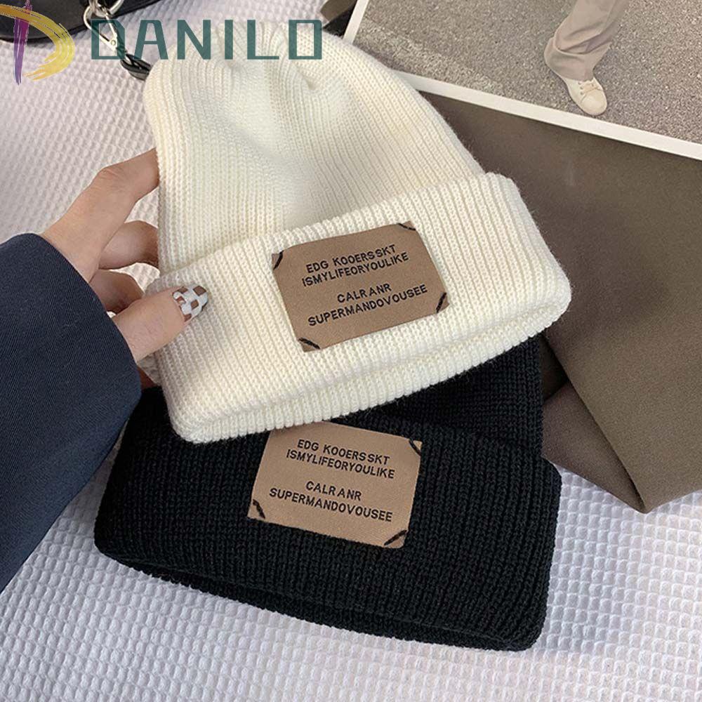 Mũ Dệt Kim In Chữ Phong Cách Hip Hop Hàn Quốc Thời Trang Thu Đông