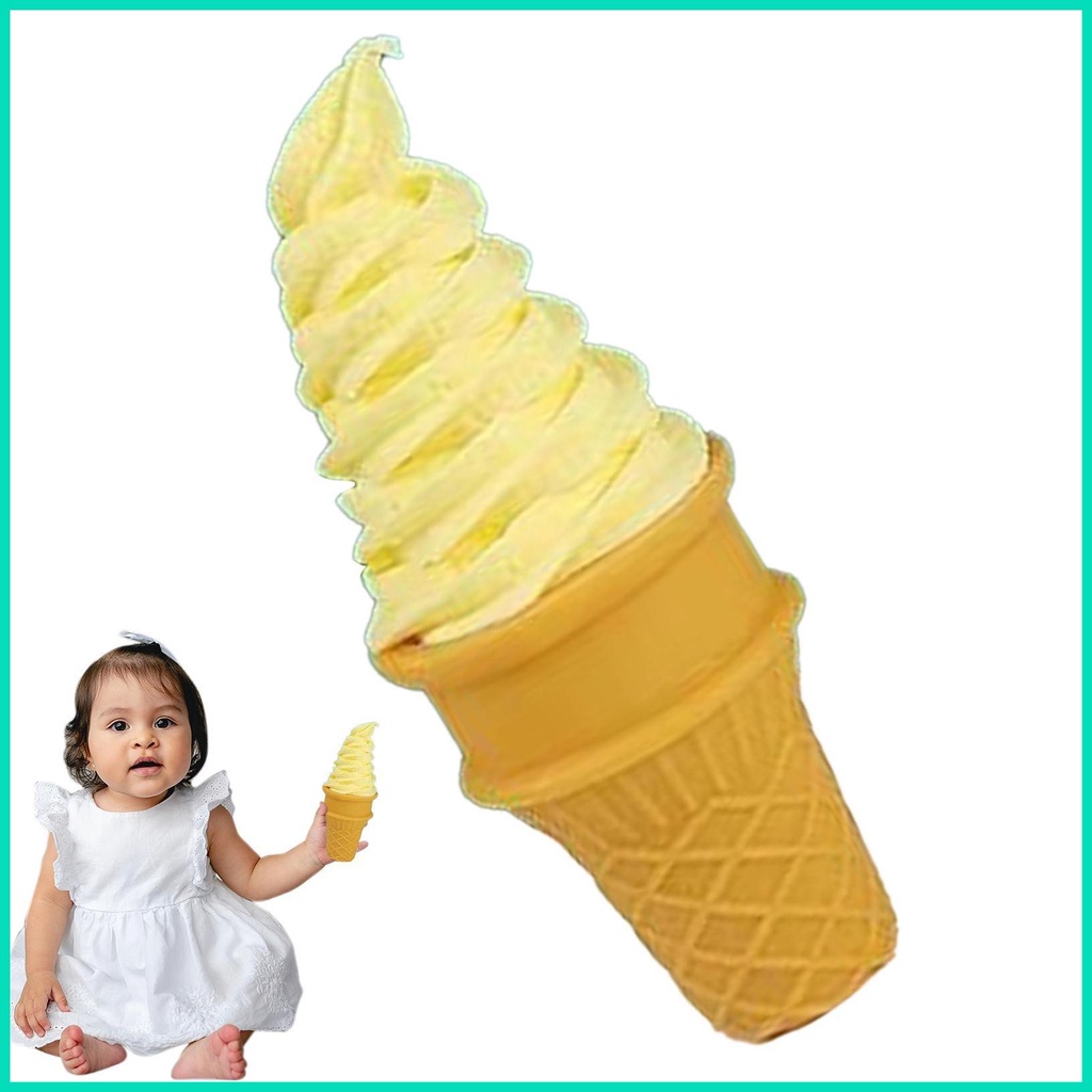 Que Kem Nhân Tạo Mini Hình Nón Sống Động Như Thật Trang Trí Cửa Hàng Món Tráng Miệng