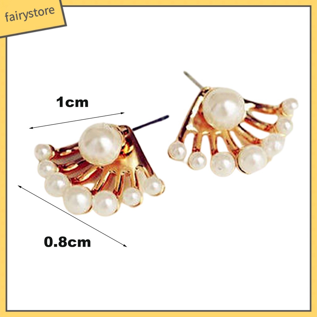1 Đôi Khuyên Tai Hợp Kim Thoải Mái Thời Trang Cho Nữ