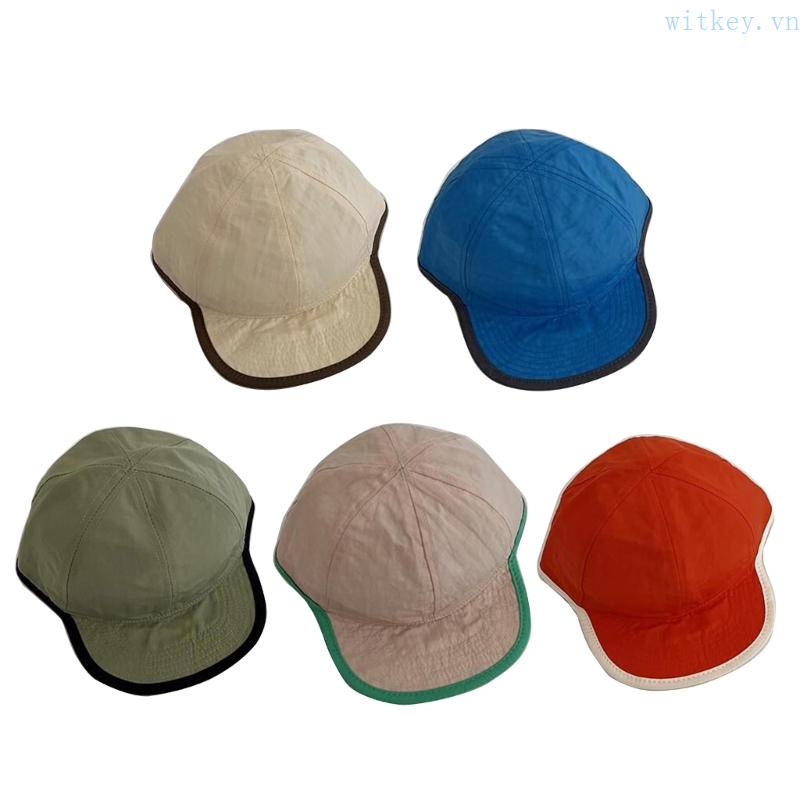 Nón Lưỡi Trai Thoáng Khí Chống Nắng Vành Rộng Mau Khô Thời Trang Mùa Hè Cho Bé