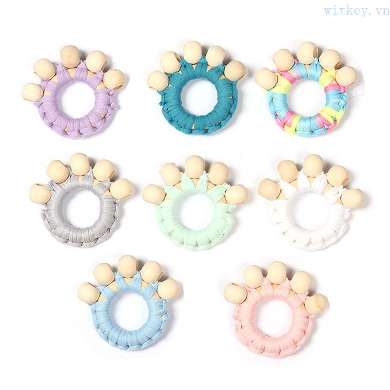 Đồ Chơi Vòng Tay Lục Lạc Phong Cách Boho Dành Cho Bé Mọc Răng