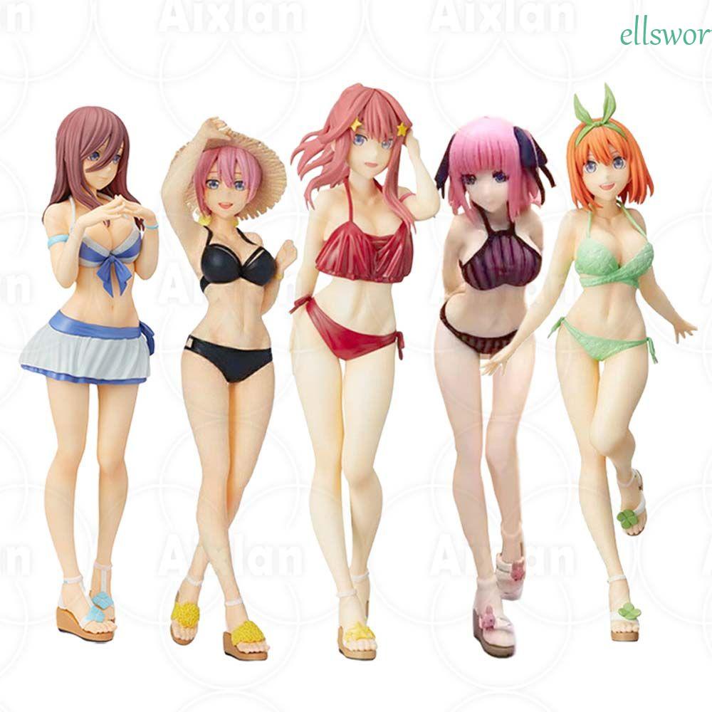 Mô Hình Búp Bê Nhân Vật Nakano Miku Trong Gotoubun No Hanayome Trang Trí Bàn Làm Việc