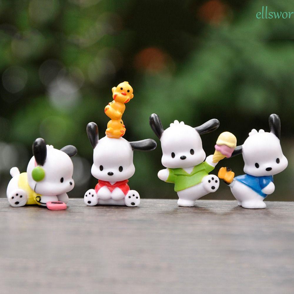 Mô Hình Chú Chó Pochacco Hoạt Hình Nhật Bản Dùng Trang Trí Bánh Kem