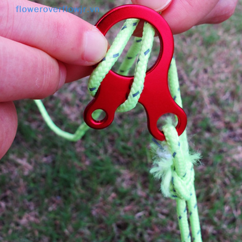 Bộ 10 Móc Khóa Dây Lều Cắm Trại Tiện Dụng