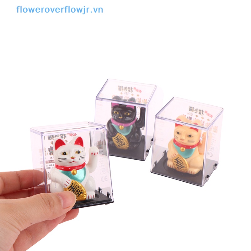 Mèo May Mắn Đeo Cánh Tay Chạy Bằng Năng Lượng Mặt Trời