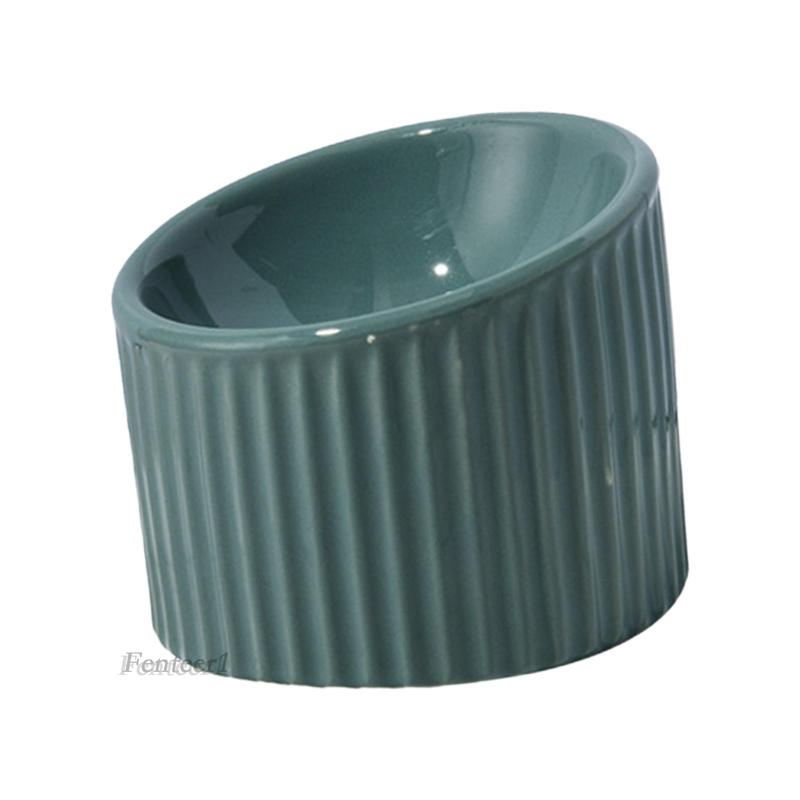 [Fenteer1] Bát Ăn Bằng Gốm Chống Trượt Dễ Giặt Rửa Dành Cho Chó Mèo