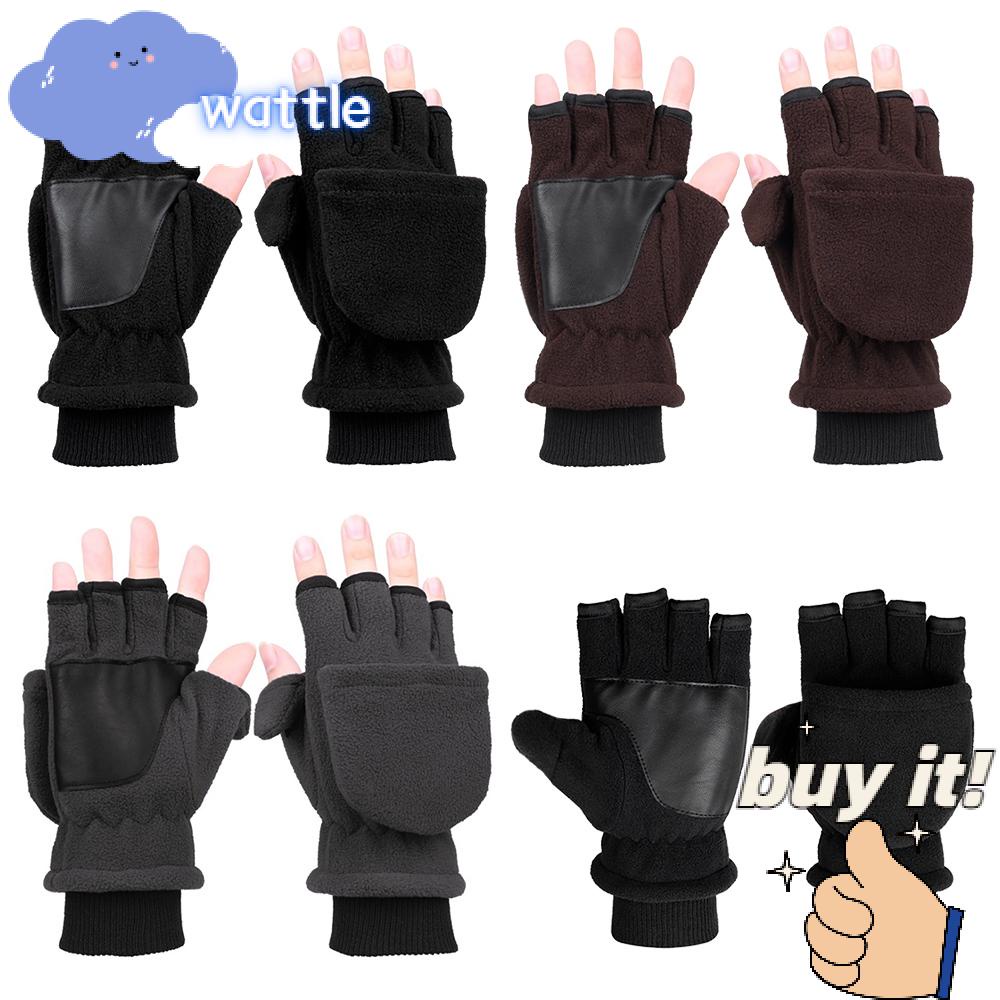 Găng Tay Hở Ngón Giữ Ấm Tiện Dụng Khi Lái Xe / Chơi Thể Thao