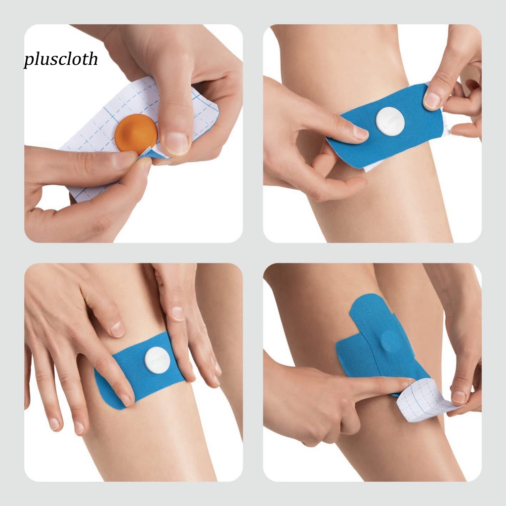 Bộ 3 Băng Dán Thể Thao 5cm Có Nút Kích Hoạt Giảm Đau Cơ Bắp