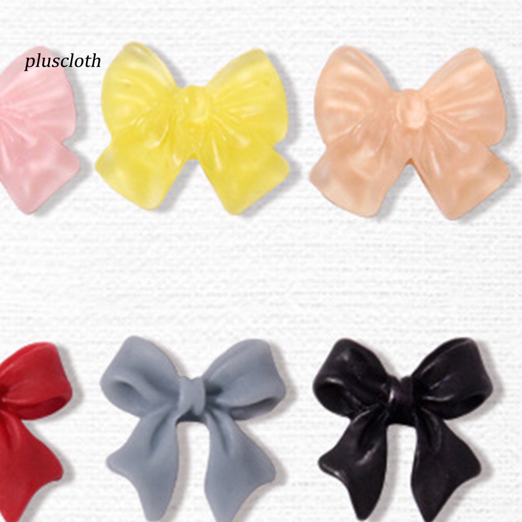 Set 30 Hạt Nhựa Hình Nơ 3D Đính Móng Tay