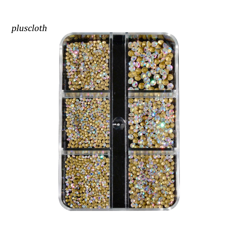 Set 1000 Hạt Cườm 3D Lấp Lánh Trang Trí Móng Nghệ Thuật