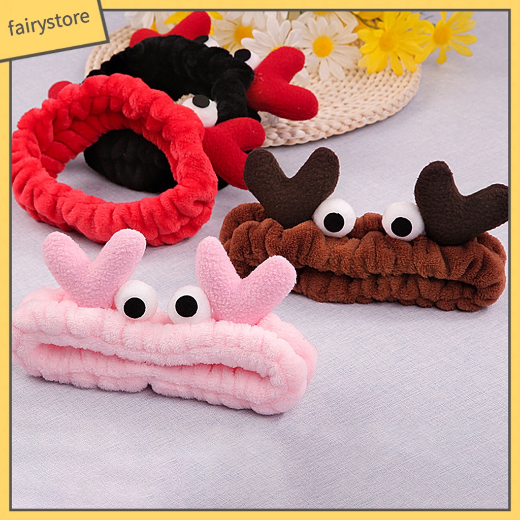 Băng Đô Cài Tóc Co Giãn Hình Tai Cua Hoạt Hình Dễ Thương Cho Nữ