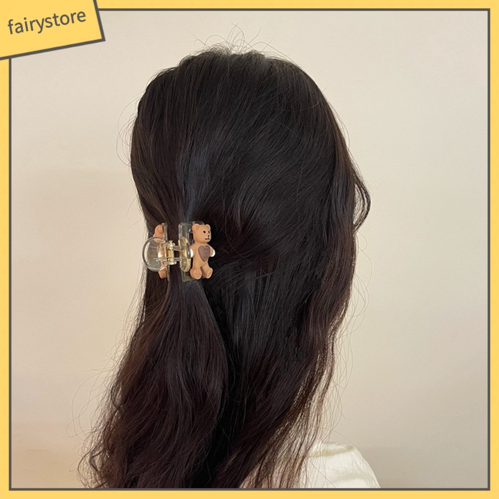 Kẹp Tóc Đuôi Ngựa Cỡ Nhỏ Màu Trong Suốt Dễ Thương