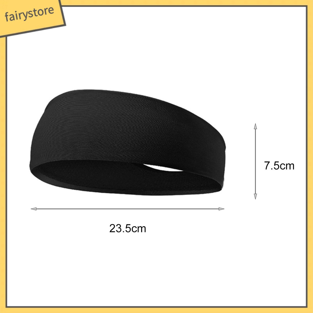 [FRO] Băng Đô Thể Thao Kẻ Sọc Màu Trơn Nhẹ Thấm Hút Nhanh Đa Năng