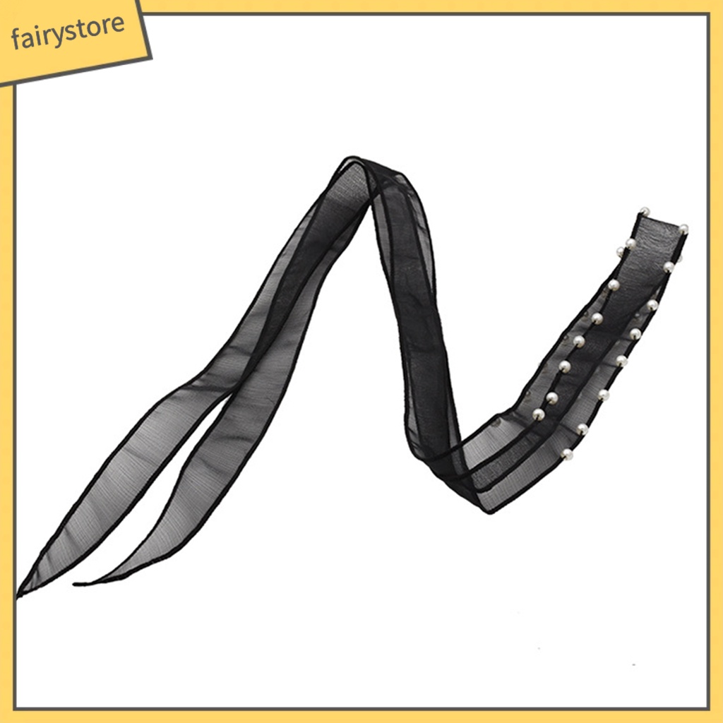 Băng Đô Cài Tóc Phối Lưới Phong Cách Pháp Thời Trang Xinh Xắn Cho Nữ