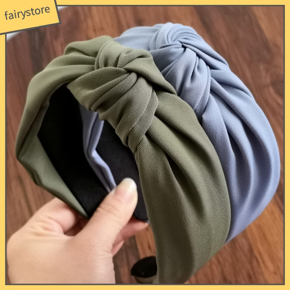 Băng Đô Thắt Nút Chéo Thời Trang Cho Nữ