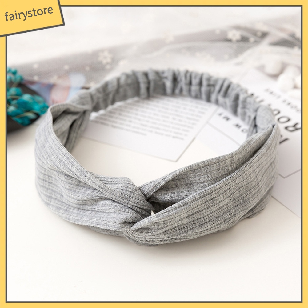 Băng Đô Thắt Nút Chéo Thời Trang Cho Nữ