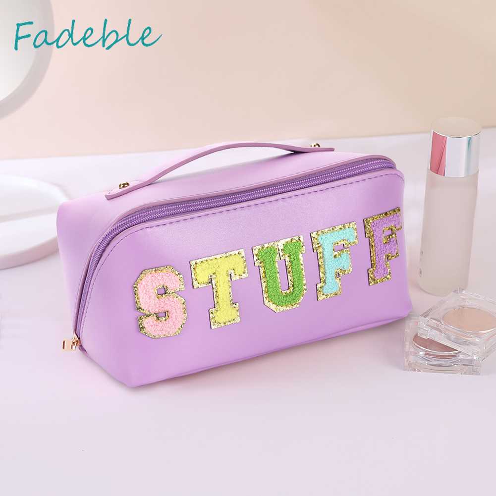 Pu Túi Đựng Mỹ Phẩm Sức Chứa Lớn Tiện Lợi Dễ Sử Dụng