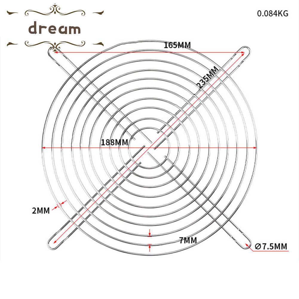 【DREAMLIFE】Fan Guard Metal Multiple Sizes Protective 8010 8015 8020 8025 9025 9225