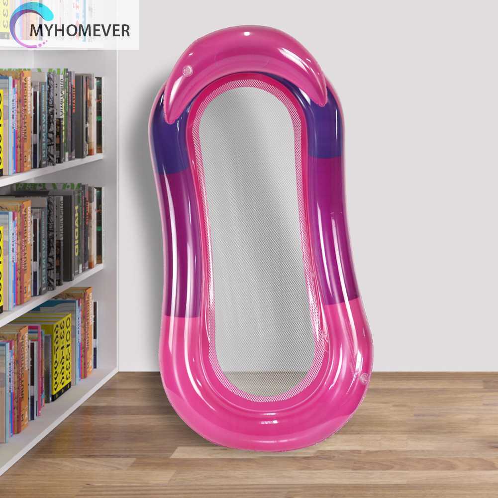 Nệm Bơm Hơi Bằng PVC Bền Chống Mòn Có Thể Gấp Gọn Cho Hồ Bơi Mùa